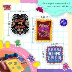 300PCS Motivational Inspirational Positive Affirmation Stickers Vision Board