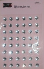 GEMS Clear Silver Bling Rhinestones Gems Jewels Studio 18 Stickers Craft