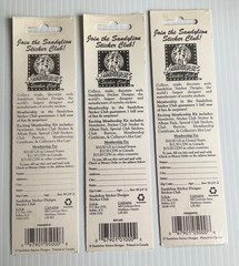 Sandylion Sticker Prismatic & Mylar Set Of 3 Sheets Sealed Retired VTG