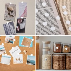 Self-Adhesive 1000 PCS White Circle Dots – Writable Sticky Labels for Efficiency