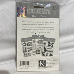 K&Company COLLEGIATE Clearly Yours Dimensional Sticker Kentucky Wildcats