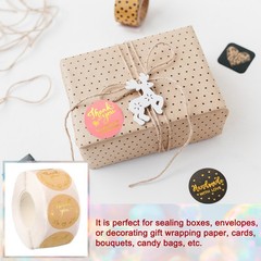 1000Pcs 1″ Thank You Stickers Roll, Thank You Style9