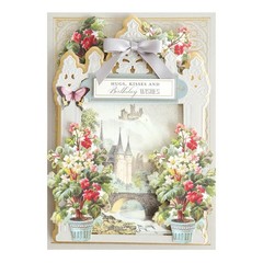 Anna Griffin Flower Pot Stickers, 20 pcs, 1 ea/20 designs, Perfect on any card!