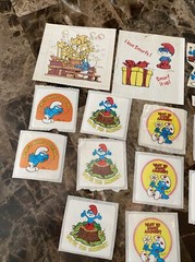 Smurf Smurfs Vintage Sticker Lot of 22 80s