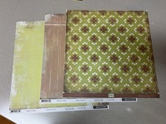Basic Grey, Crate Papers Lot Bundle Scrapbooking Paper Card Making