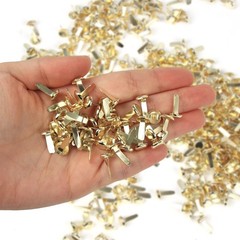 500 PCS 0.47×0.3 Inch Mini Paper Fastener Brad Split Pin Scrapbook Craft