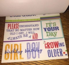Deja Views Happy Birthday 268 Sticker Tablet Party Celebration Scrapbook POS-110