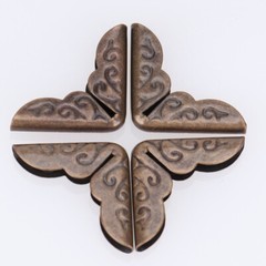 100PCS Furniture Decorative Cover Metal Book Corners Scrapbooking Protector