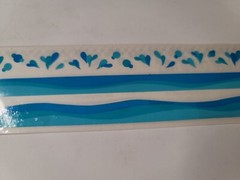 Mrs Grossman’s Water Splash Wave Stickers Extra Long VTG 1997 Scrapbooking