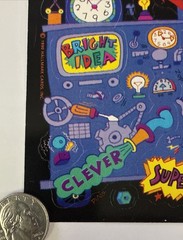 TEACHER REWARD MACHINE Stickers (16pc)Hallmark•Creative •Vintage 1990•Phrases•