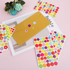 24 Sheets / 1434 Pcs Small Cute Sticker Sheets – Colorful Dot Star Flower Heart