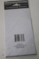 Special Moments Scrapbooking Square Pink/Brown Upper/Lower Case Alphabets Crafts