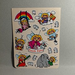 BJ Decal Specialties Tooth Fairy Vintage Sticker Sheet