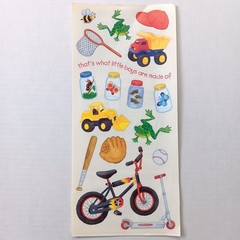 Lot of 6 Sandylion Little Boys Sticker And Border Sheets