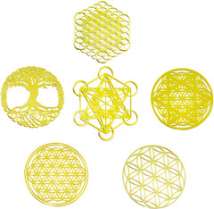 6PCS Self Adhesive Stickers Energy Tower Material for DIY Scrapbooks Resin Craf