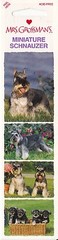Mrs. Grossman’s Top Dog Stickers – Miniature Schnauzer – 4 Stickers – 1 Strip