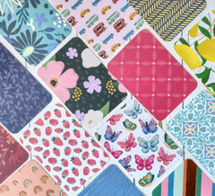 DESTASH – Large Lot of 50 Journal Cards in Assorted Decorative Paper