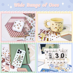 DIY 3D Sticker Scenes 6 Sets for Adults Kids, Make Your Own Mini Home/Store Scen