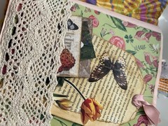 Colorful Soft Cover Junk Journal Full of Decorative Ephemera