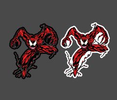 Spider-Man Carnage Sticker Decal