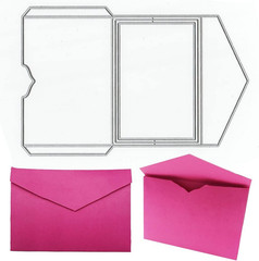 Envelope Die Cuts for Card Making & Scrapbooking, Metal Template Molds for DIY P