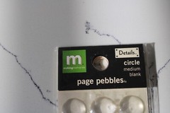 Making Memories Details Circle Medium Blank Page Pebbles Scrapbooking Crafts