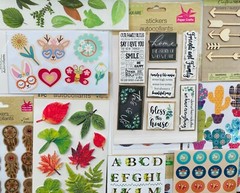 250+ Stickers | Animal Bird Aquarium SEA LIFE Creatures Floral Insect MXD Themes