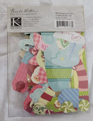 K&Co Die Cut Cardstock NIP Peppermint Twist Brenda Walton 130 Pieces