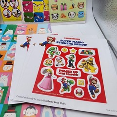 Lot of 100+ Stickers Super Mario Disney Dr Seuss Animals Emoji Scrapbook Teacher