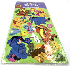 Vintage Disney Sandylion Stickers WINNIE THE POOH Tigger Piglet Eeyore 2 sheets