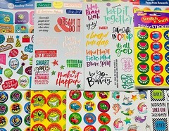 EUREKA Theme Sticker Bundle enhance teaching & reward students, 399 Stickers!