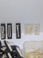 Large Mixed Decorative Letter Lot Craft Scrapbook Wall Decor Alphabet Letters