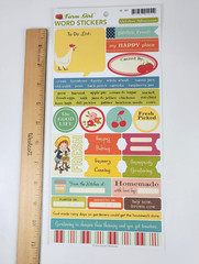 October Afternoon Farm Girl Scrapbooking Lot 12×12 Paper Stickers Die Cuts Cards