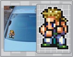 SABIN from Final Fantasy Vinyl Decal #2 Car Laptop Sprite Sticker