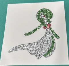 New!! GARDEVOIR Pokemon Diamond Art STICKER Scrapbooking Nintendo Decor Psychic