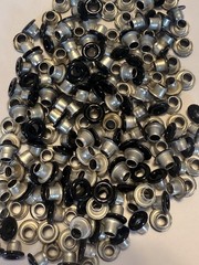 Stampin Up 193pc BLACK Mini Eyelets 1/8 inch 3mm Hole Embellishment 2002