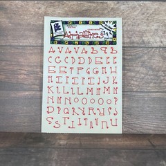 Provo Craft Scrapbook Stickers – You Choose | Alphabet Fruit Floral Shells