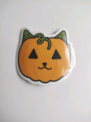 Lot Of 9 Stickers Halloween Pumpkins Black Cats Bats Witches Spooky
