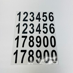 10 Sheets 1 – 100 Round & 1 -10 Sq Number Stickers Self Adhesive+ ABC Stencils