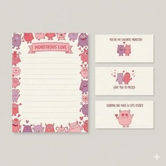 Cute Valentine Paper Sets Junk Journal Scrapbook Choose A Set