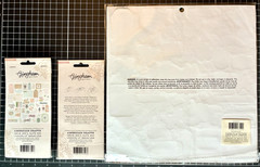 Crate Paper GINGHAM GARDEN Paperie, 6×8 12×12 Paper, Stamps, Ephemera Chipboard