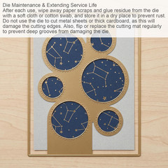 Metal Die Cuts for Card Making, Carbon Steel Die Cuts for Scrapbooking