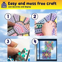 New SUNGEMMERS DIY Gem Sticker Window Diamond Art Suncatcher Kit Craft Valentine