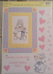 SUZY’S ZOO CARDSTOCK STICKERS – BABY GIRL #84001