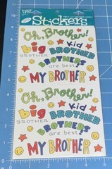 Frances Meyer Oh, Brother Stickers – Unopened, 1 Sheet 2 Sections