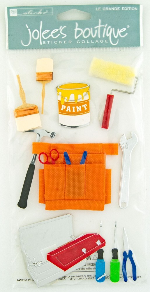 Jolee’s Boutique Handyman Dimensional Sticker Collage SP-JBLG-011