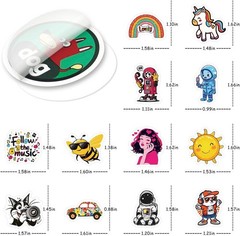Vibrant 200 Cute Stickers – Kawaii Aesthetic for Water Bottles, Laptops, Crafts