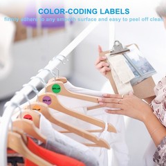 1.5 Inch Round Thermal Label Stickers, 500Pcs Circle Direct Thermal Sticker L…