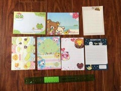 Kawaii Memo Sheets Grab Bag (55 pcs) Mindwave, Sanrio, San-X