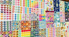 Children Stickers Kit Set Planner Craft Scrapbook Variety Of Themes | 1289+ Pcs.